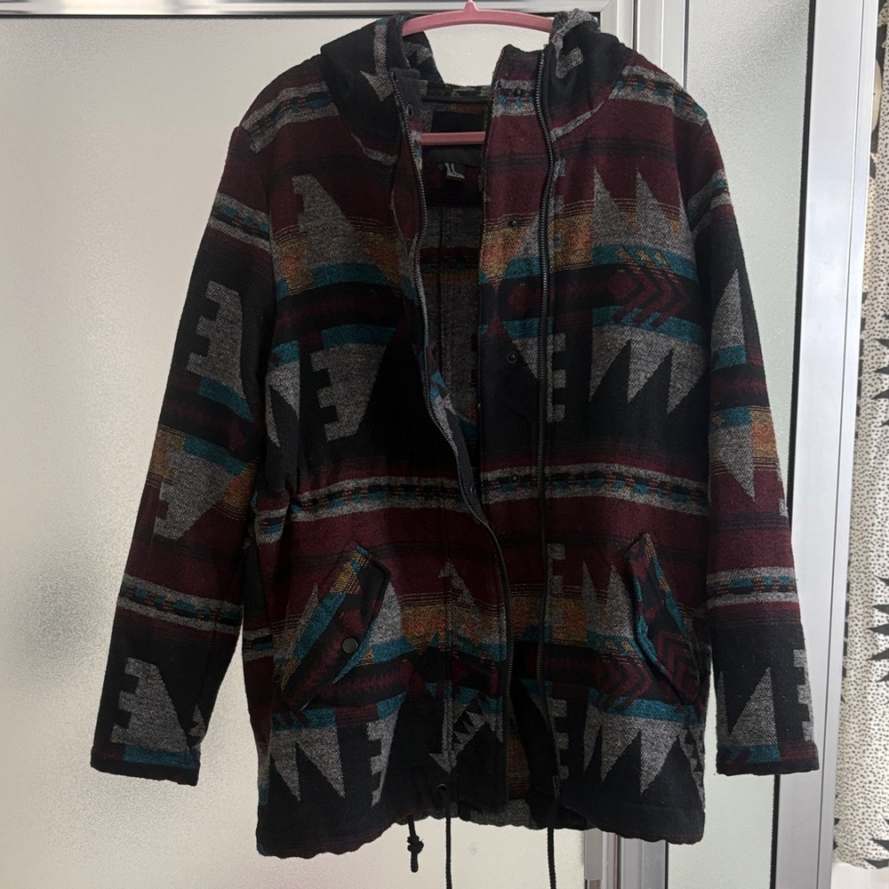 Forever 21 Multicolor Aztec Patterned Jacket